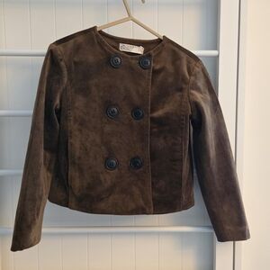 Brown Kids Blazer